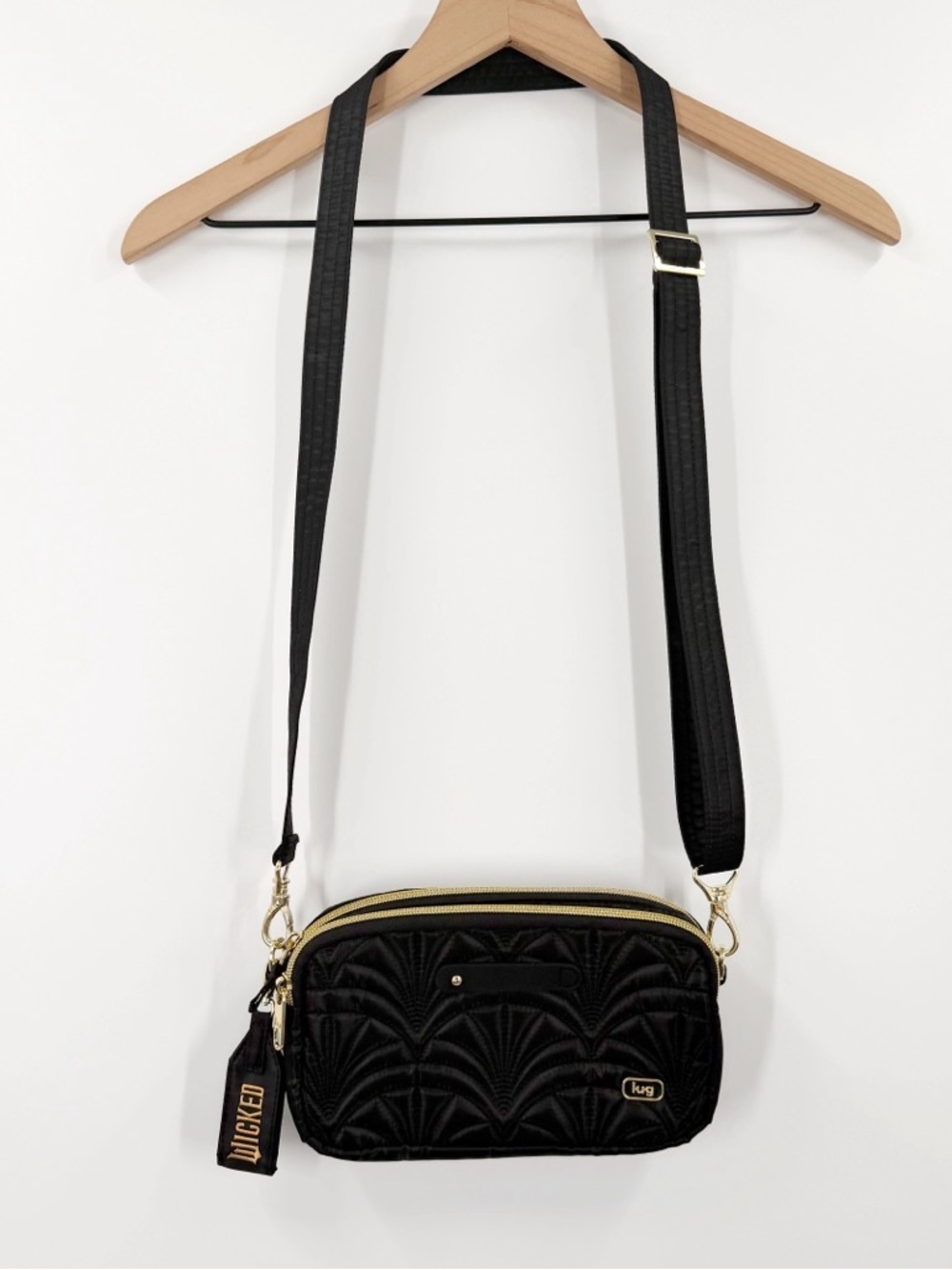 Wicked x Lug Coupe 2 SE Convertible Crossbody Bag Black
